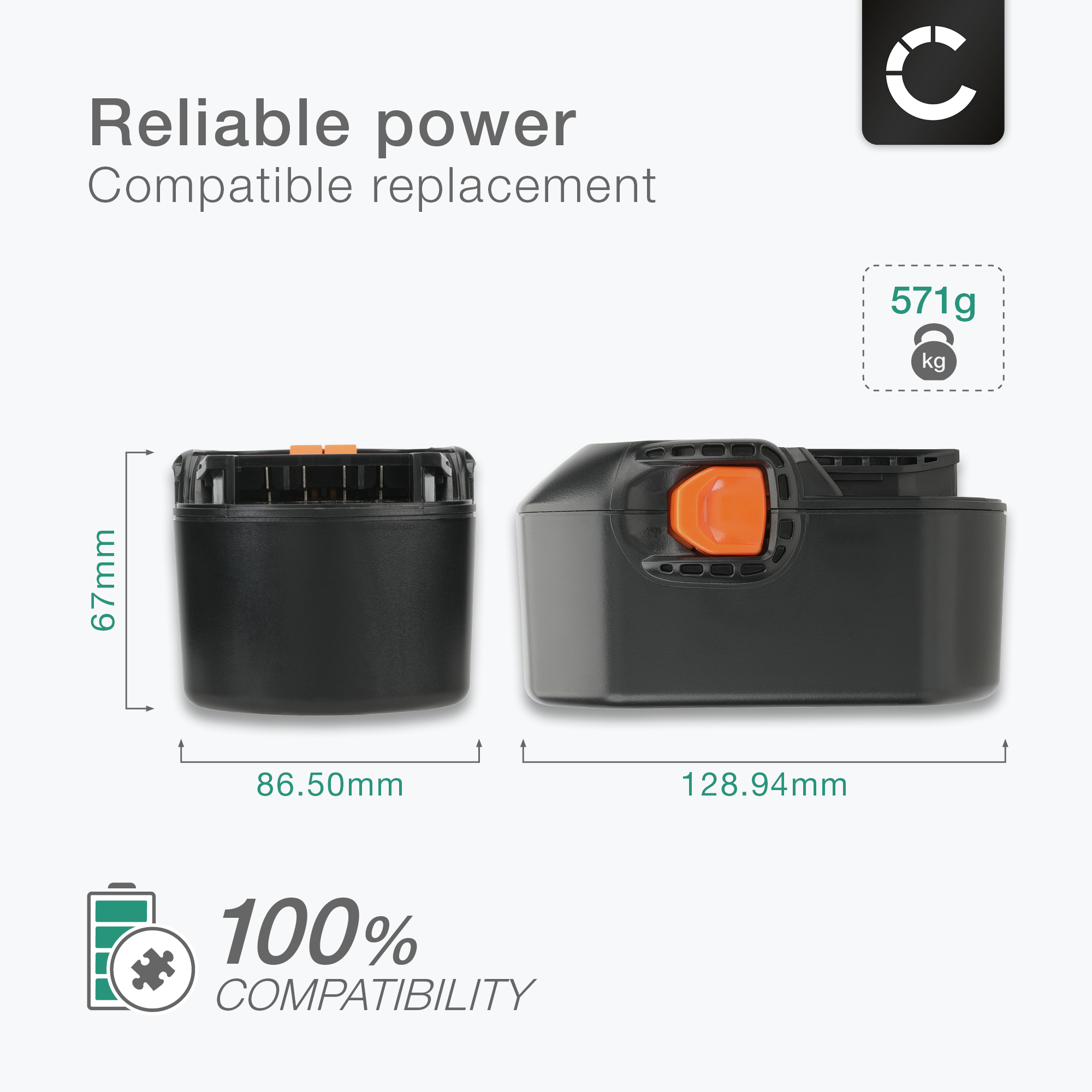Batterie Vhbw 14,4V 3Ah NiMH Pour AEG BSB 14 STX-R – Compatible FL 14 Et BSS 14