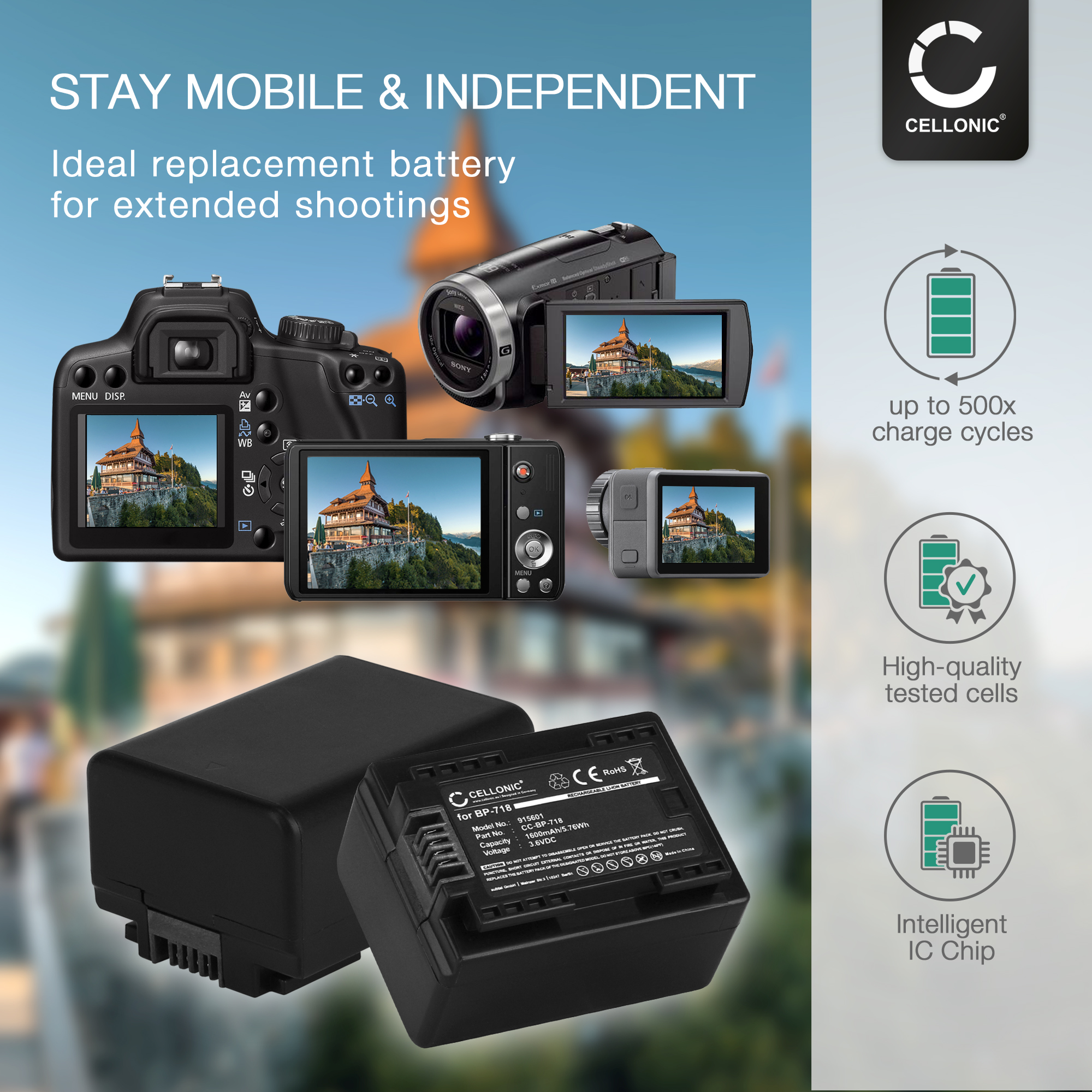 Battery Pack Battery For Canon Vixia Hf R800 2cr5 Battery Canon