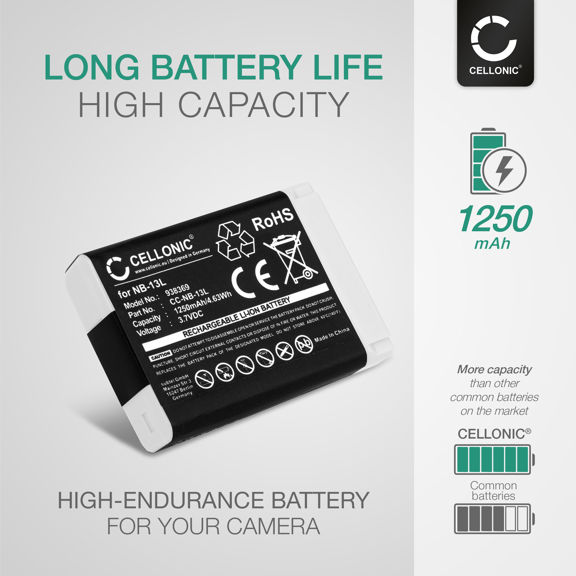 Hama Li-ion Battery fits Canon NB-13L PowerShot SX740 SX730 SX720 SX620 HS Hama Li-ion Battery fits Canon NB-13L PowerShot SX740 SX730 SX720 SX620 HS